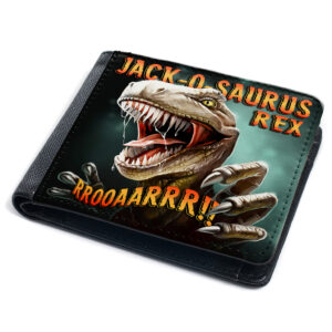 Personalised T Rex Dinosaur Kids Wallet KS70
