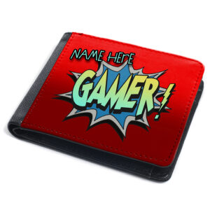 Personalised Gamer Kids Wallet SH102