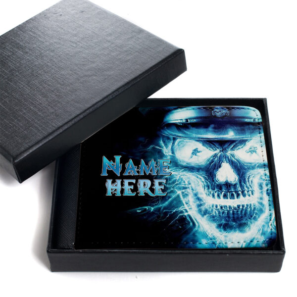 Personalised Gamer Skull Kids Wallet ST733 - Image 6