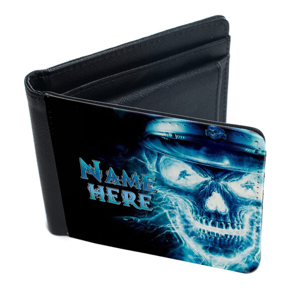 Personalised Gamer Skull Kids Wallet ST733 - Image 3