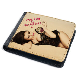 Personalised Sexy Model Mens Wallet SH307