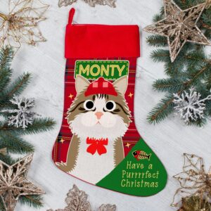 Personalised Bengal Cat Christmas Stocking SC12