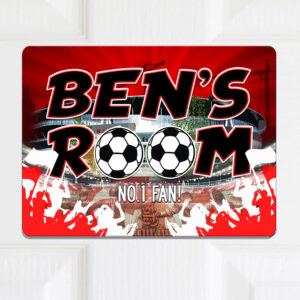 Personalised Arsenal Football Kids Door Sign FDP02
