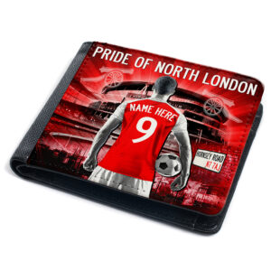 Personalised Arsenal Football Wallet AF07