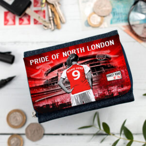 Personalised Arsenal Womens Football Denim Purse WF07