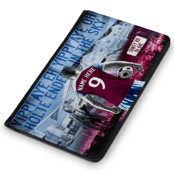 Personalised Aston Villa Football Passport Case AF08 - Image 2