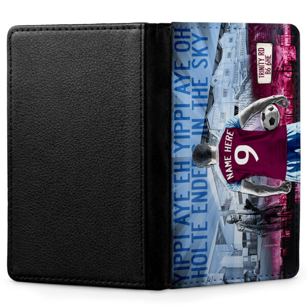 Personalised Aston Villa Football Passport Case AF08 - Image 3