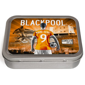 Personalised Blackpool Football Tobacco Tin AF18