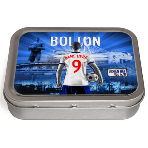 Personalised Bolton Football Tobacco Tin AF22