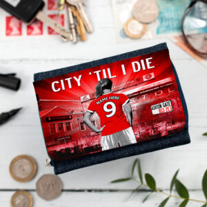 Personalised Bristol City Womens Football Denim Purse WF25
