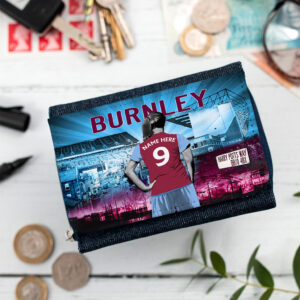 Personalised Burnley Womens Football Denim Purse WF27