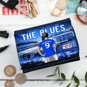 Personalised Chelsea Womens Football Denim Purse WF33