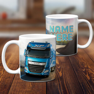 Personalised Lorry Mug DAF Truck KSU36