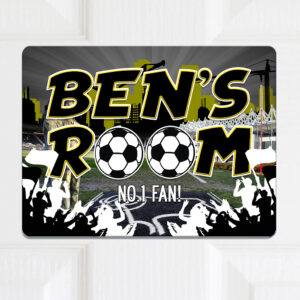 Personalised Derby County Football Kids Door Sign FDP20