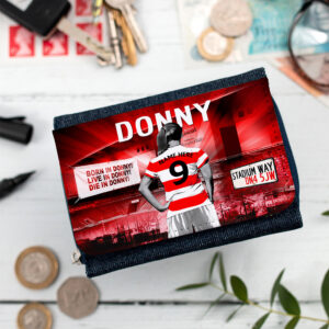 Personalised Doncaster Rovers Womens Football Denim Purse WF44