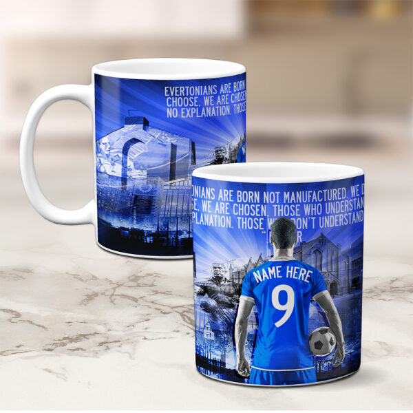 Personalised Everton Football Mug AFM48 - Image 2