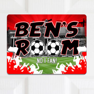 Personalised Fulham Football Kids Door Sign FDP23