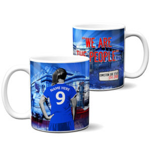 Personalised Glasgow Rangers Womens Football Mug WFM57