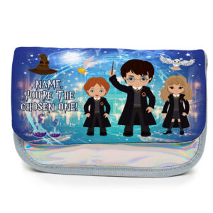 Personalised Harry Potter Kids Silver Pencil Case ET07