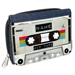 Personalised Mix Tape Denim Purse Retro Music ST780