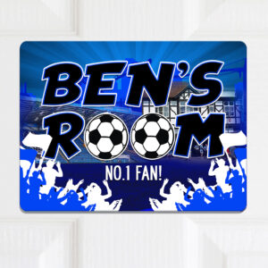 Personalised Portsmouth Football Kids Door Sign FDP45