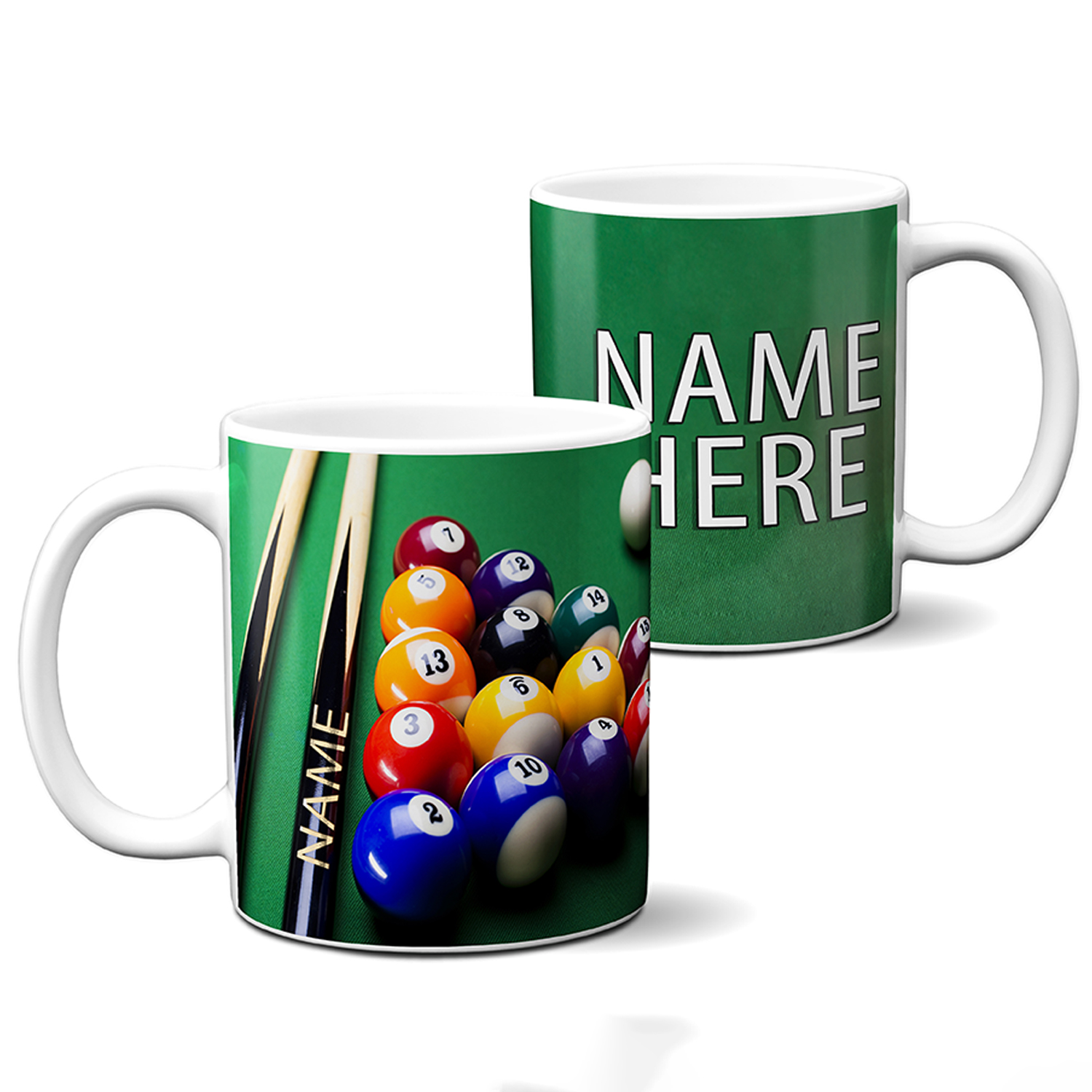 Personalised Pool Mug Pub Game Gift SH193 - Image 4