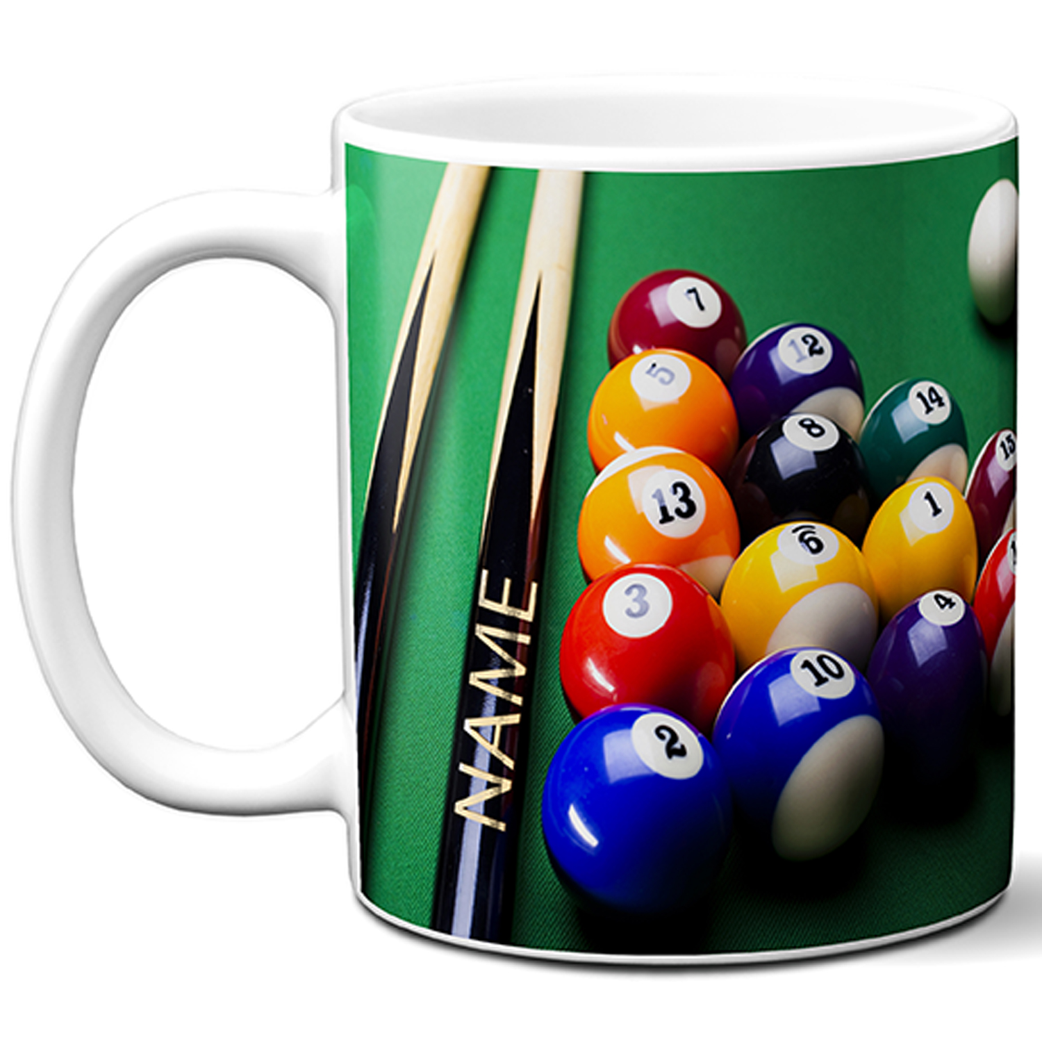 Personalised Pool Mug Pub Game Gift SH193 - Image 3