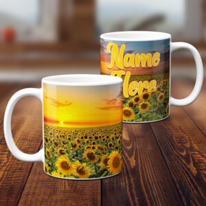 Personalised Ladies Sunflower Mug SH247
