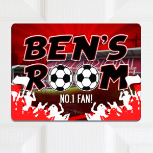 Personalised Swindon Football Kids Door Sign FDP56