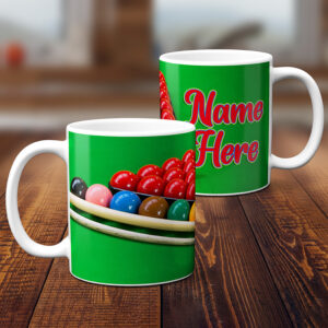 Personalised Snooker Mug Pub Game Gift KSU53