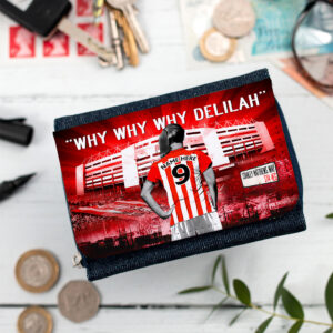 Personalised Stoke City Womens Football Denim Purse WF122