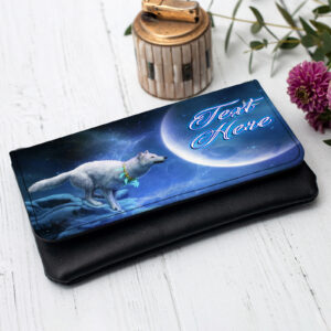 Personalised Wolf Tobacco Pouch Wolves KS28