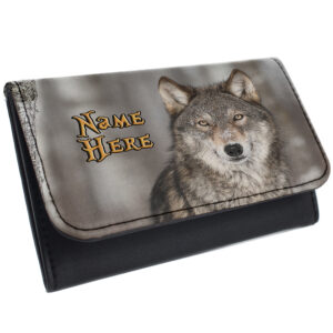 Personalised Wolf Tobacco Pouch Wolves SH281