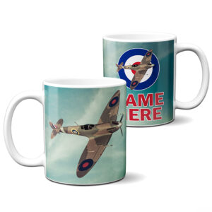 Personalised Fighter Plane Mug WW RAF ST399