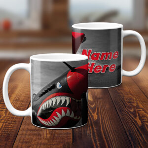 Personalised Fighter Plane Mug WW RAF ST398