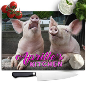 Personalised Pig Farm Chopping Board SH002