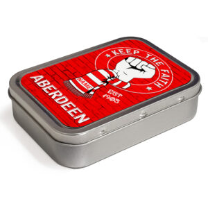 Personalised Aberdeen Football Keep The Faith Tobacco Tin KTF01