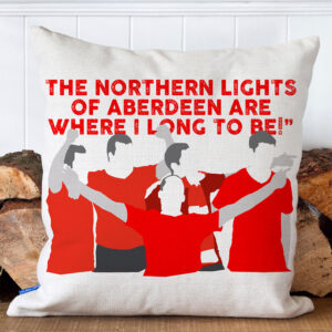 Silhouette Aberdeen Football Fan Cushion Cover TFC01