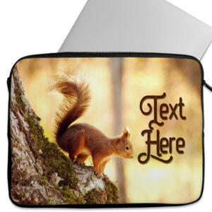 Personalised Squirrel Tablet Sleeve Laptop iPad Case KS47