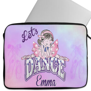 Personalised Ballerina Tablet Sleeve Laptop Girls iPad Case KSP156