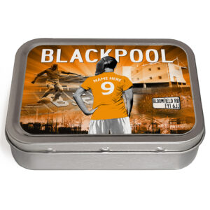 Personalised Blackpool Women's Football Tobacco Tin WF18