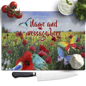 Personalised Butterfly Chopping Board SH025