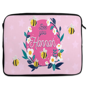 Personalised Bee Kind Tablet Sleeve Laptop Girls iPad Case BEE KIND