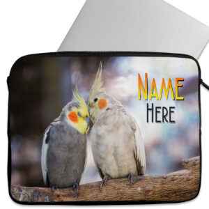 Personalised Cockatiel Tablet Sleeve Laptop iPad Case KS93