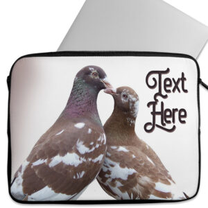 Personalised Pigeon Tablet Sleeve Laptop iPad Case KS55