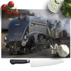 Personalised Steam Train Chopping Board ST163