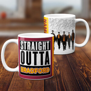 Personalised Bradford Football Straight Outta Mug SOM10