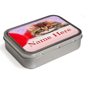 Personalised Cat Tobacco Tin ST371