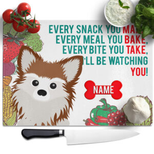 Personalised Chihuahua Chopping Board KCB16