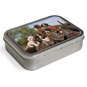 Personalised Boxer Tobacco Tin Pet Dog ST322